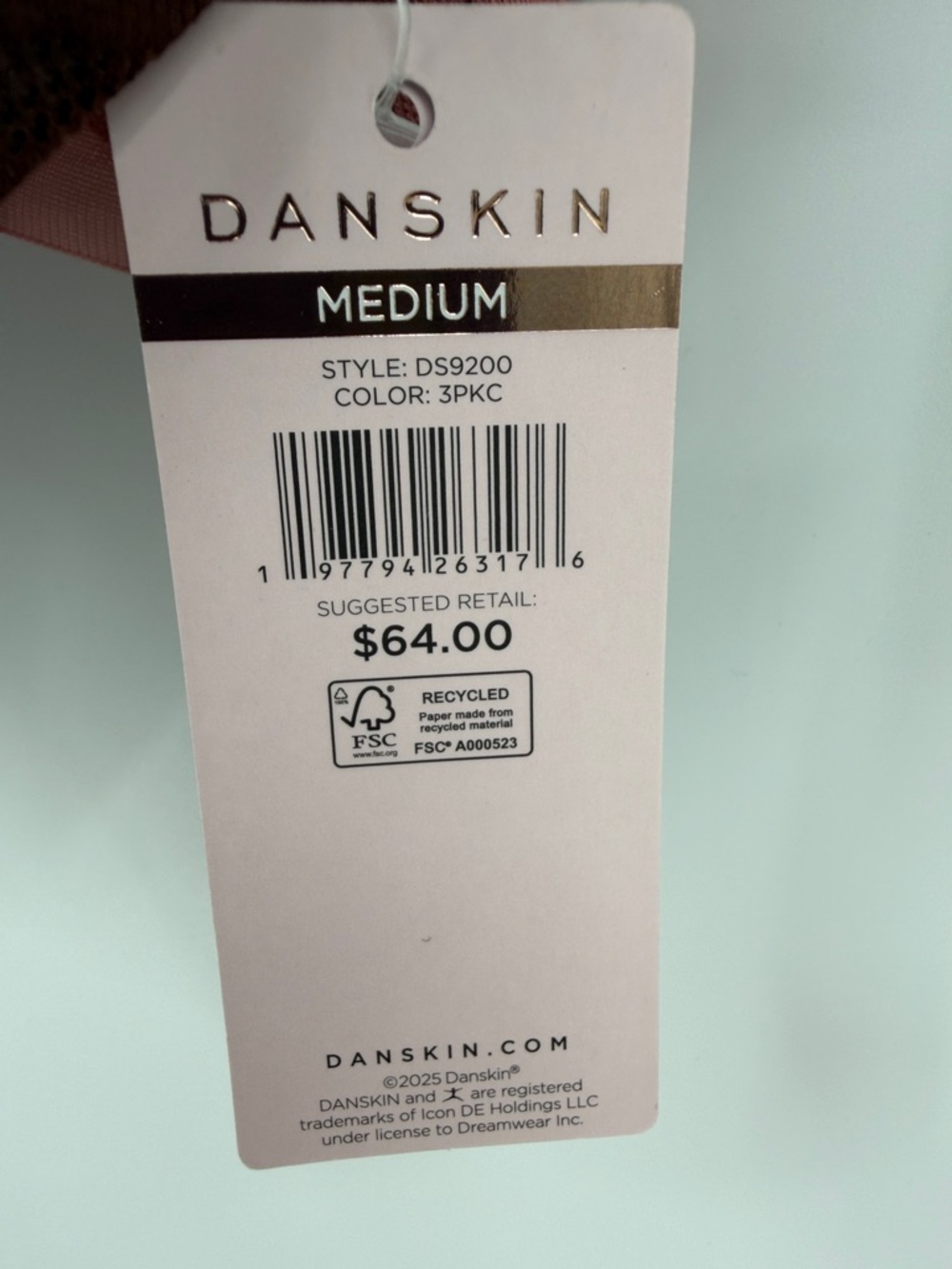 NWT Danskin Lace Bralette Trio - Chocolate, Burgundy & Mauve - Picture 8 of 8
